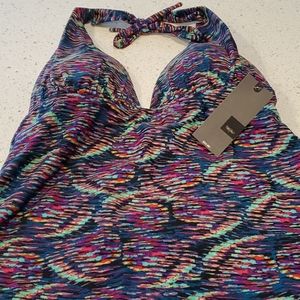 NWT MOSSIMO Tankini top XL